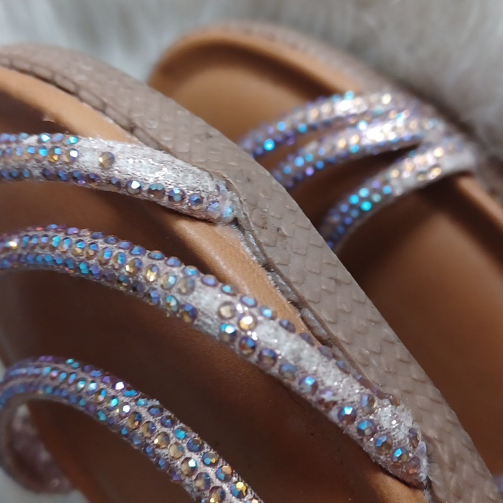 Sparkly Rhinestons Sandals - Picture 12 of 16